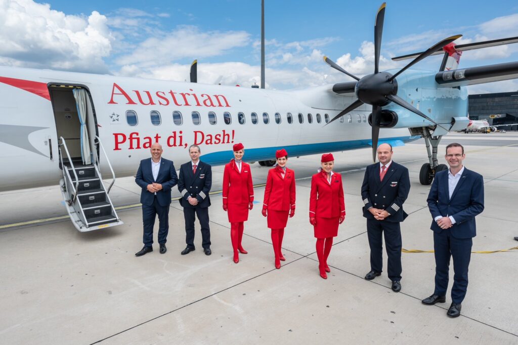 Austrian Airlines bids farewell to the last Dash aircraft