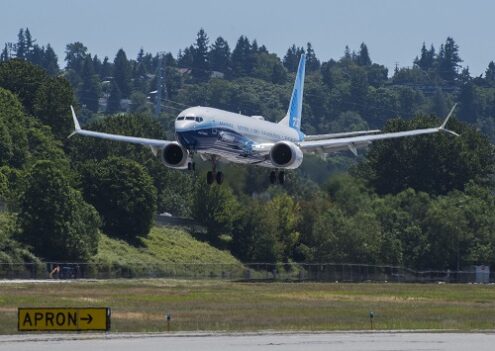 Largest airplane in the 737 MAX family completes first flight