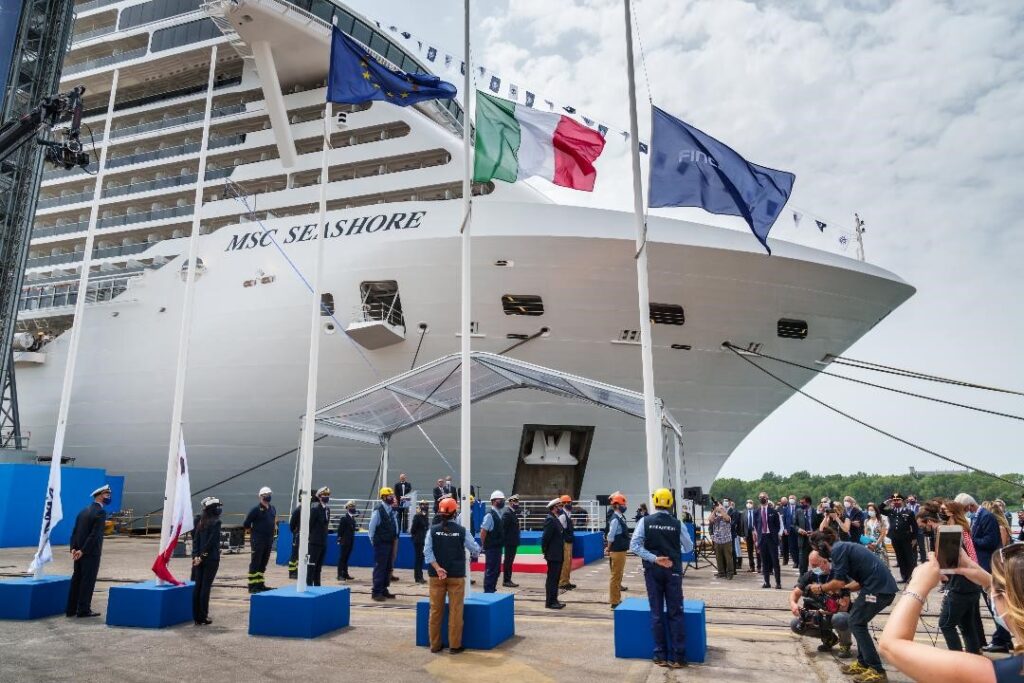 MSC takes delivery of its new flagship MSC Seashore