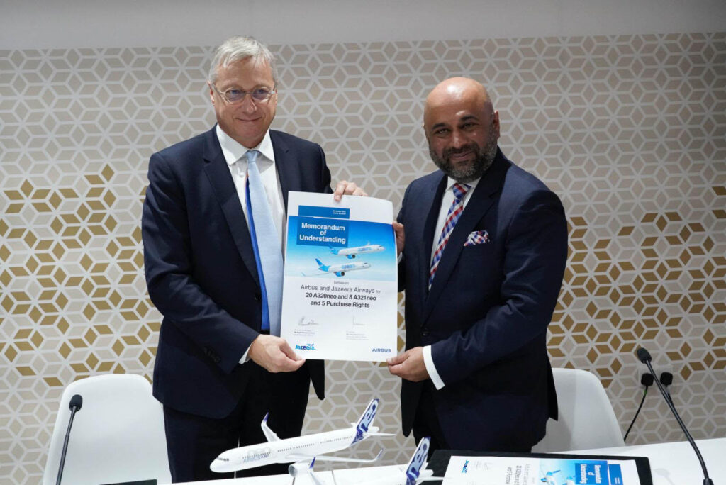 Jazeera Airways orders 28 new A320neo family aircraft