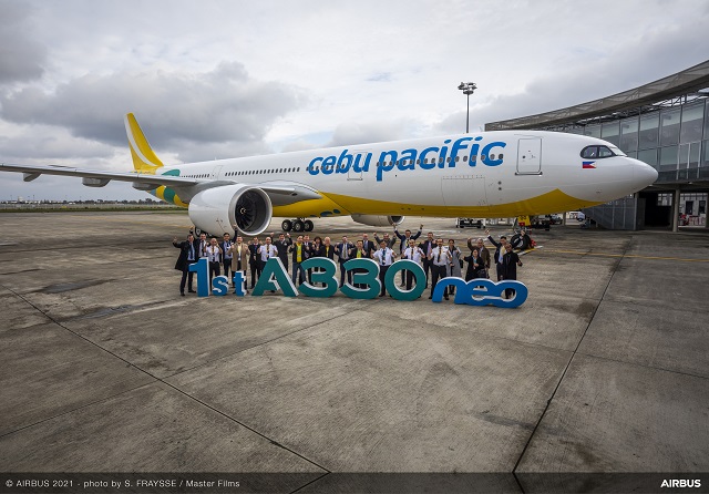 Cebu Pacific takes delivery of its first A330neo