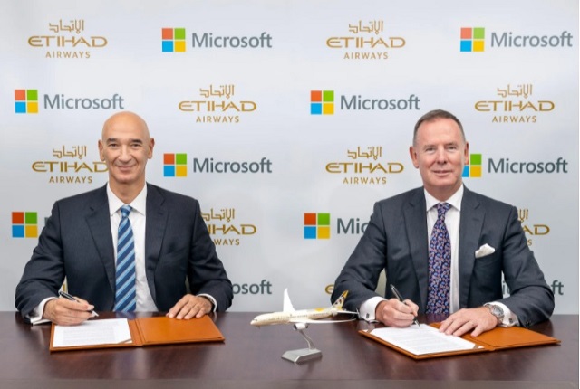 Etihad Airways partners with Microsoft on driving sustainability strategy