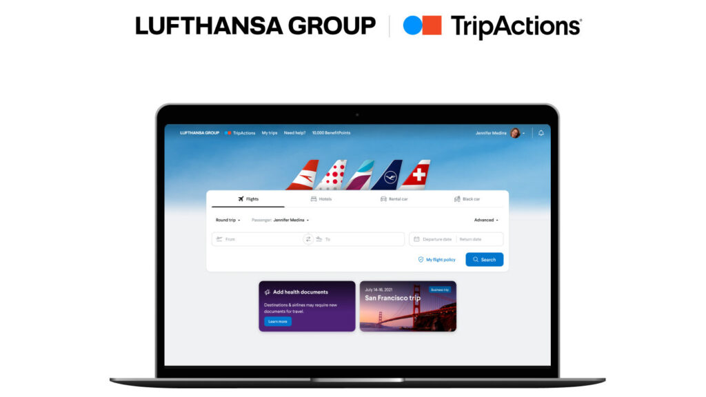 Lufthansa Group and TripActions To Launch Corporate Travel Platform