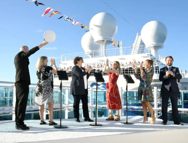 Princess Cruises officially names the fifth royal-class ship in Its Fleet