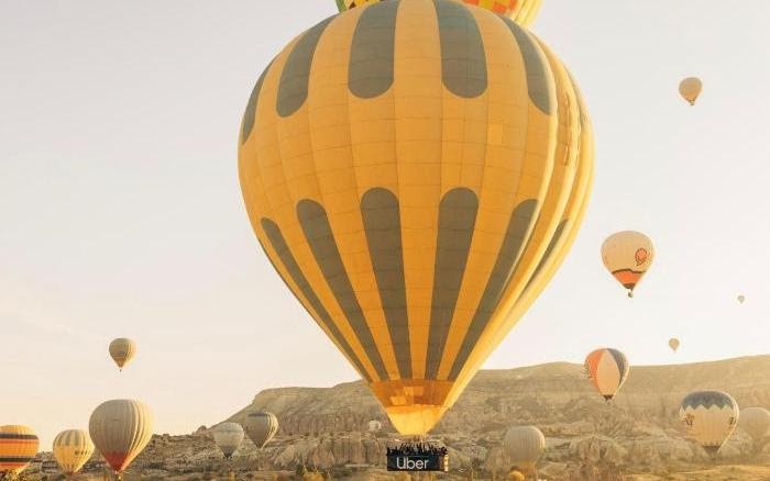 Uber, Kapadokya Sıcak Hava Balonu Turları Satmaya Başladı