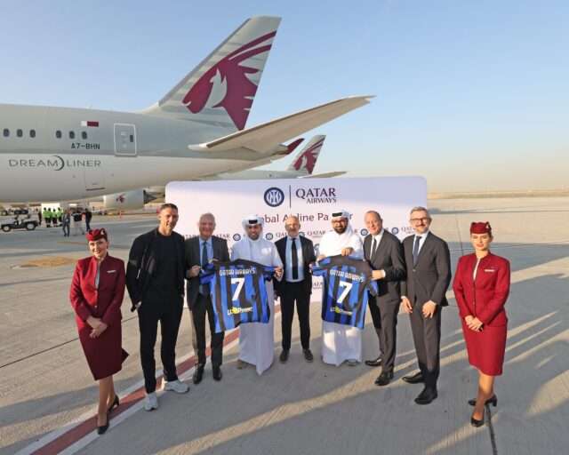 Qatar Airways, Inter Milan ile Sponsorluk Anlaşması İmzaladı