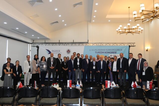 Düzce'de 5. Uluslararası Sürdürülebilir Turizm Kongresi Başladı