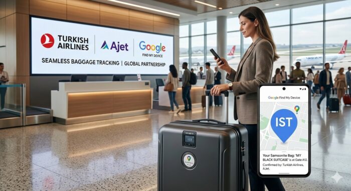THY, AJet ve Google’dan Kayıp Bagaja Son
